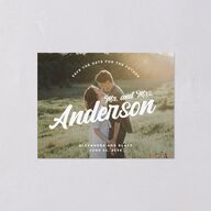 Future Newlyweds Save the Date Petite Cards Moss Signature smooth Blank No