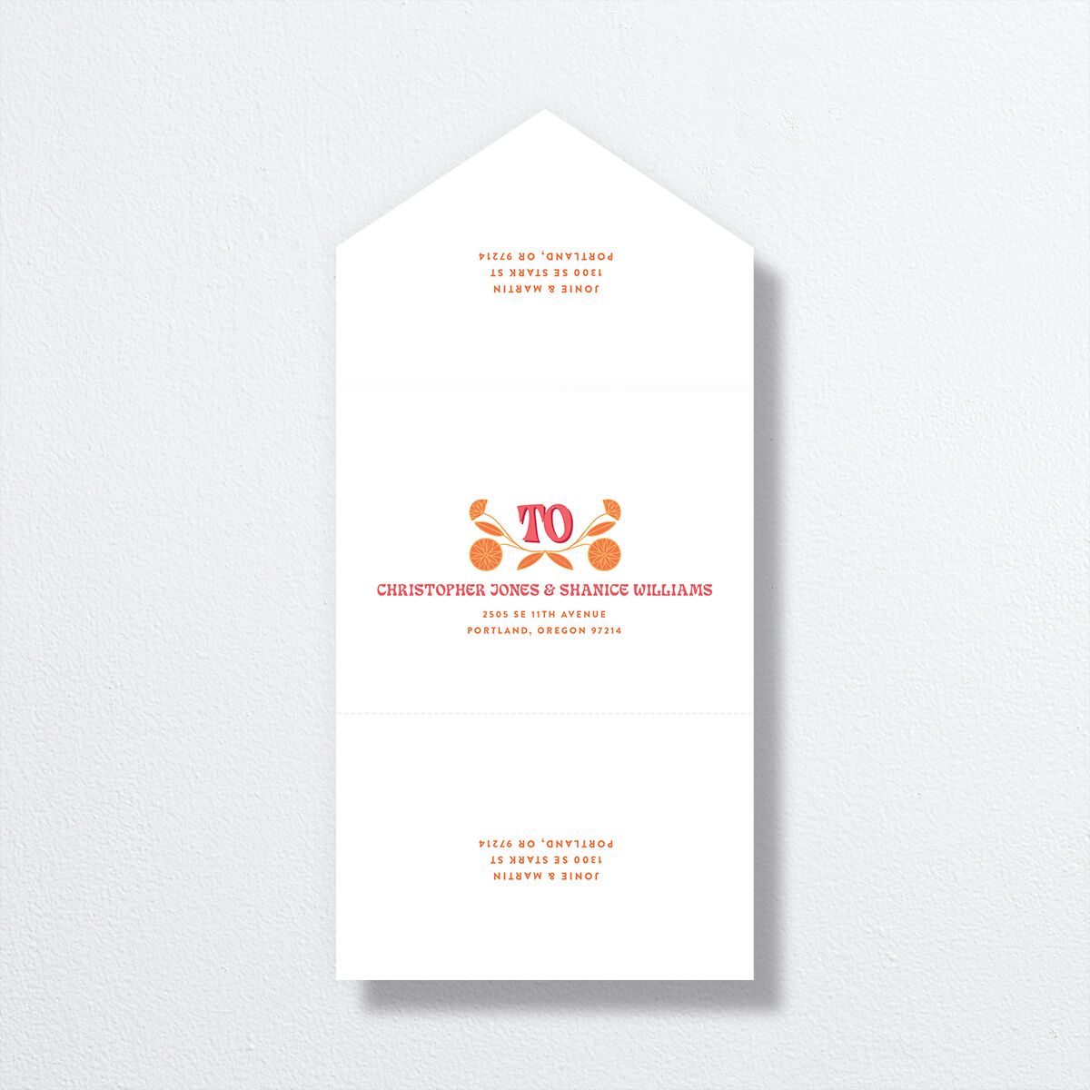 Wedstock All-in-One Wedding Invitations back