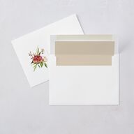 Floral Arch Wedding Invitations Rust Signature Blank No Standard