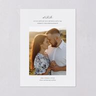 Shining Greenery Wedding Invitations Gold Off-White Signature Blank No Standard