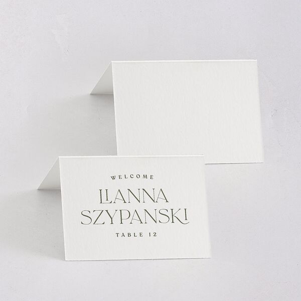 Classic Stack Place Cards Dark Camo Signature