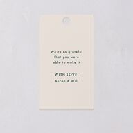 Twilight Pond Favor Gift Tags Sky Signature