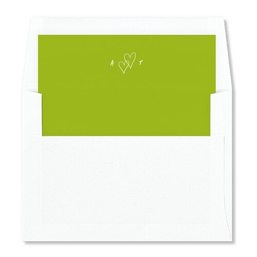 Whimsical Dancing Cocktails Engagement Party Envelope Liners Pear Standard