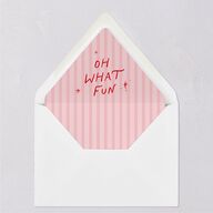 Whimsical Holiday Handwritten Euro Envelope Liners Ruby Luxe