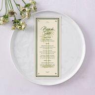 Retro Tropical Destination Menus Pear Signature