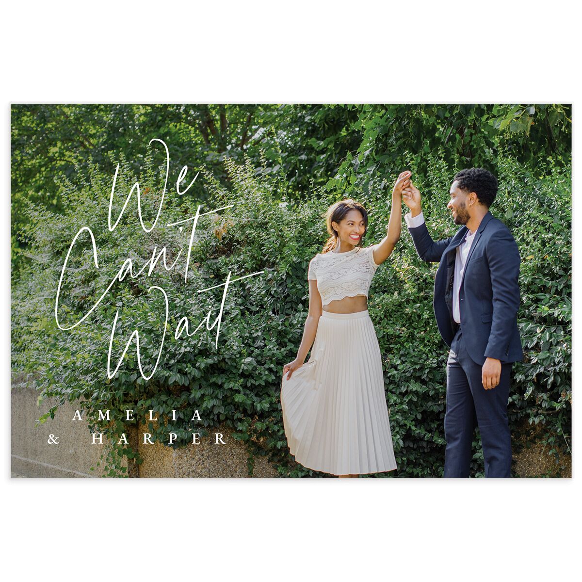 You Are Mine Save the Date Postcards