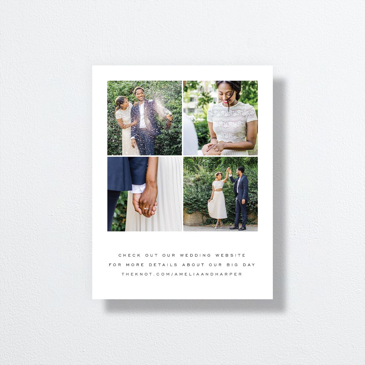 You Are Mine Save the Date Petite Cards Pure White Signature smooth No Standard