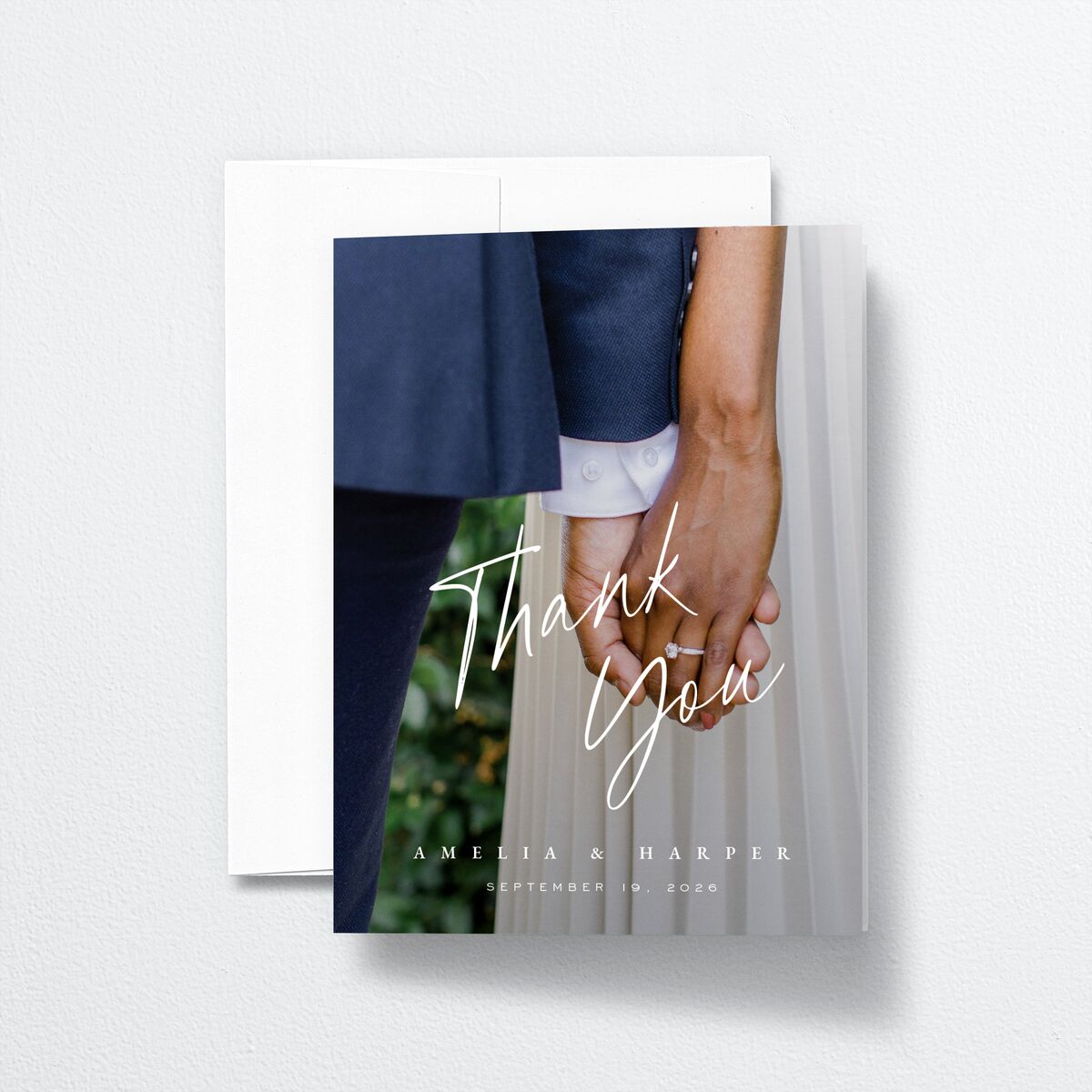You Are Mine Thank You Cards Pure White