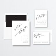 You Are Mine Wedding Invitations Pure White Signature No Standard