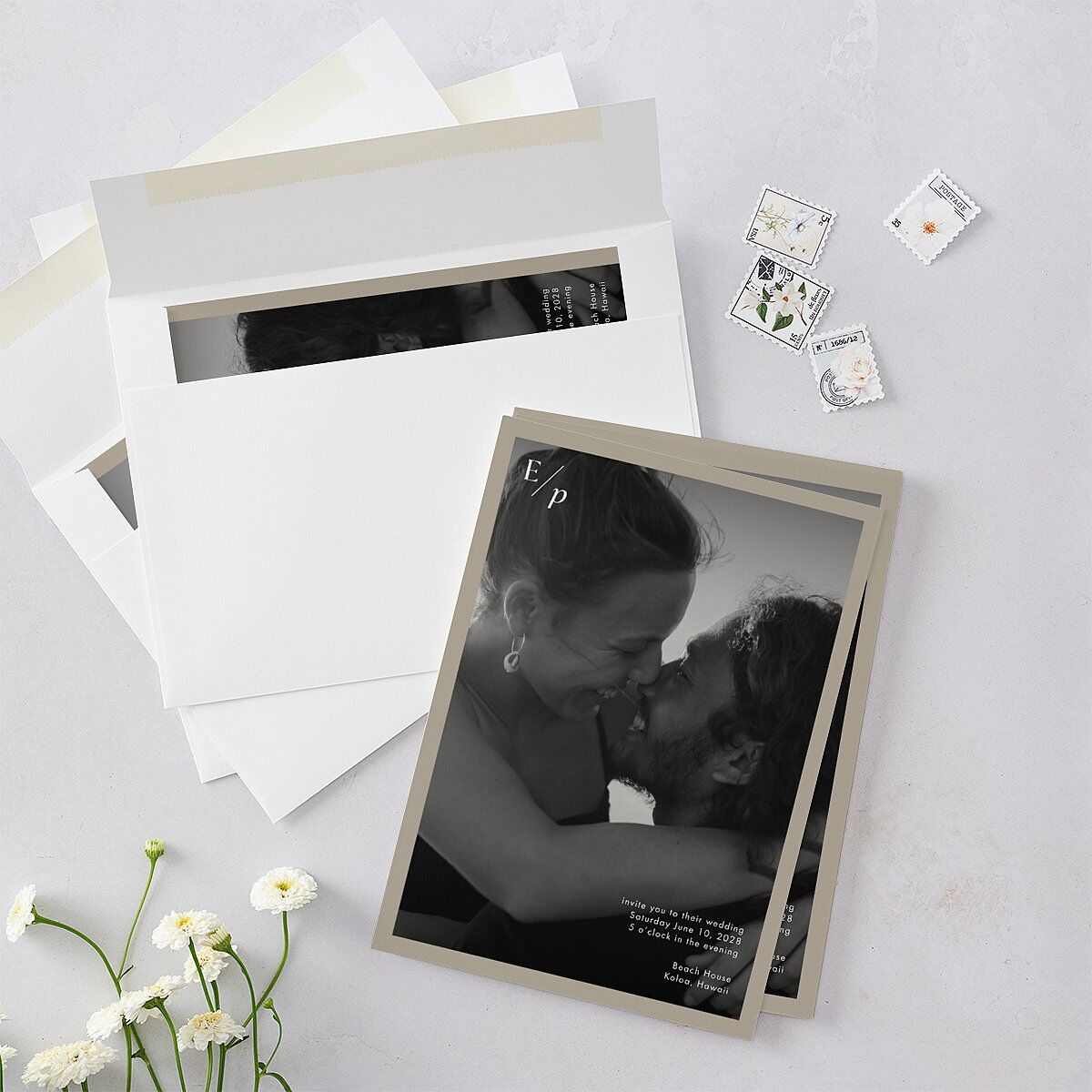 You and Me Wedding Invitations — view 4