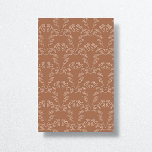 Climbing Leaves Table Numbers Copper Signature