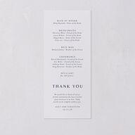 Elegant Lights Wedding Programs Moody Blue Signature