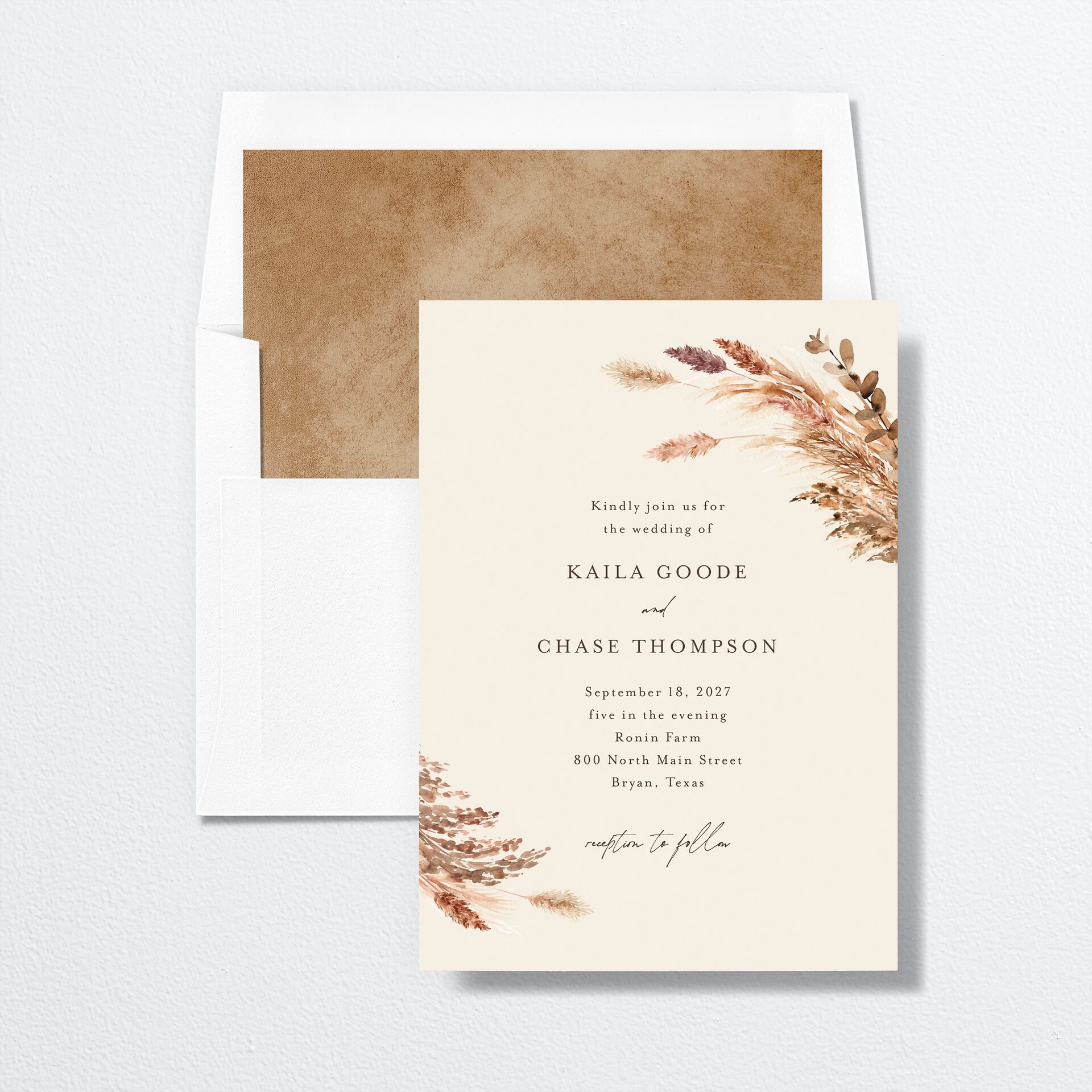 Soft Pampas Envelope Liners — view 1