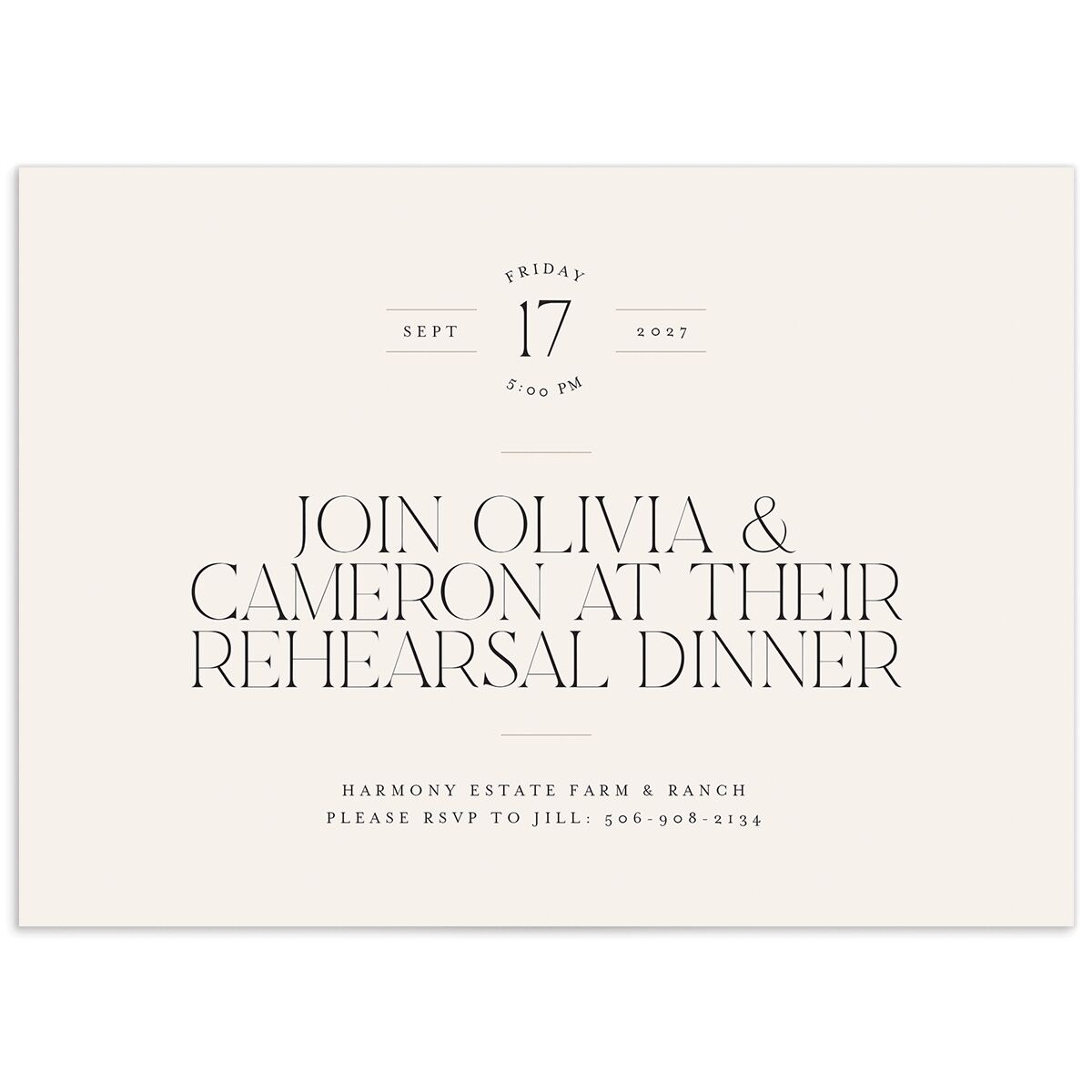 Photo Arch Rehearsal Dinner Invitations