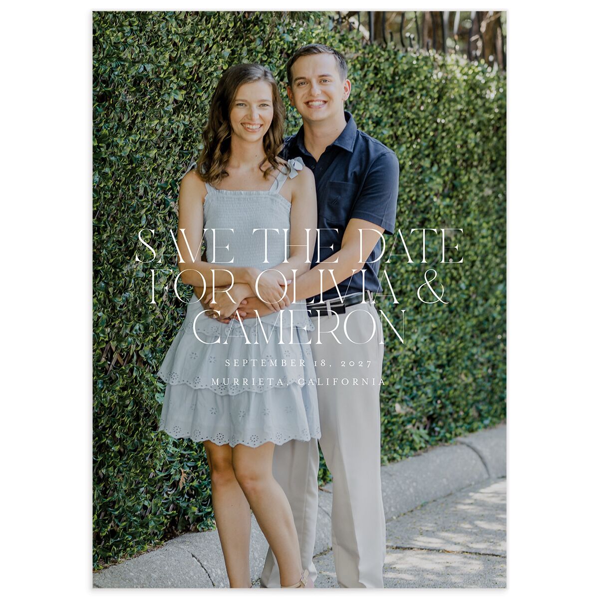 Photo Arch Save the Date Cards