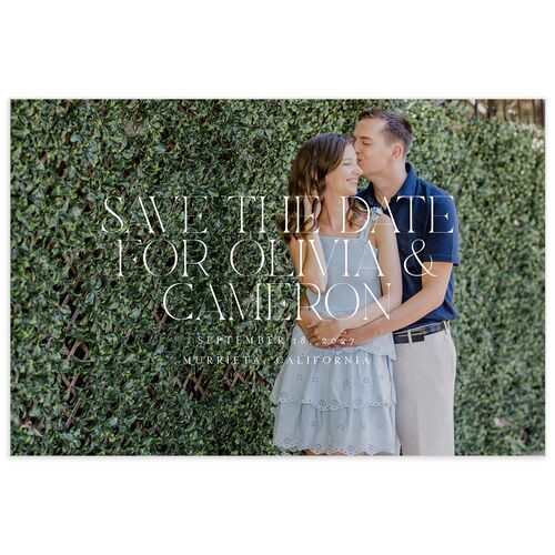Photo Arch Save the Date Postcards - Cream