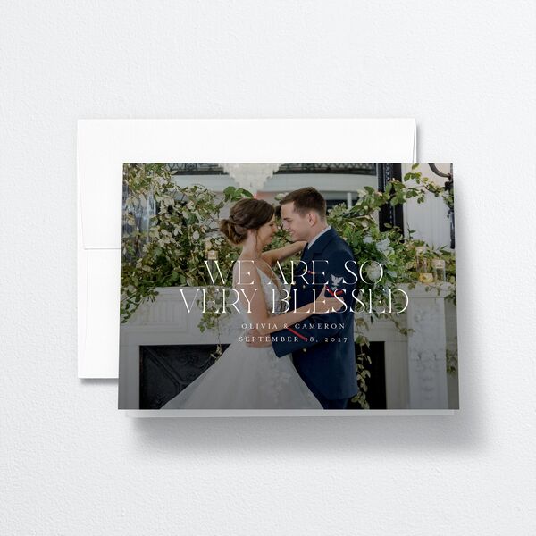 Photo Arch Thank You Cards Taupe