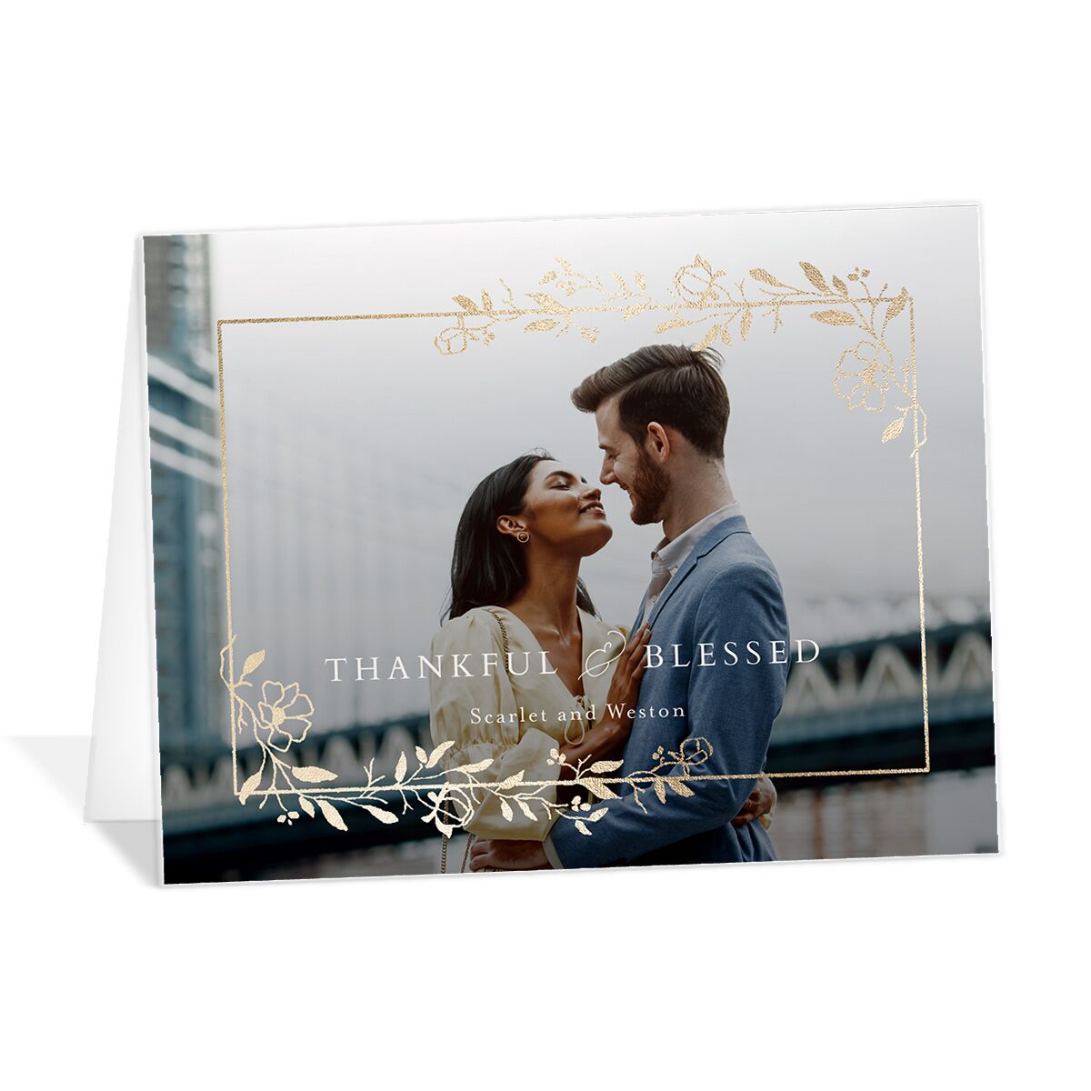Delicate Vines Thank You Cards