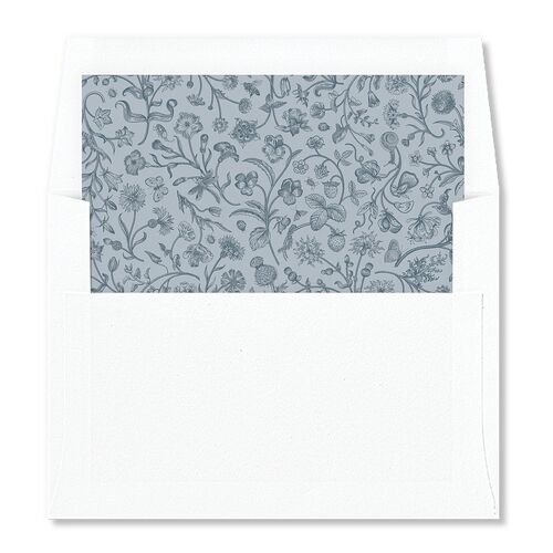 Vintage Vase Envelope Liners Burgundy Standard