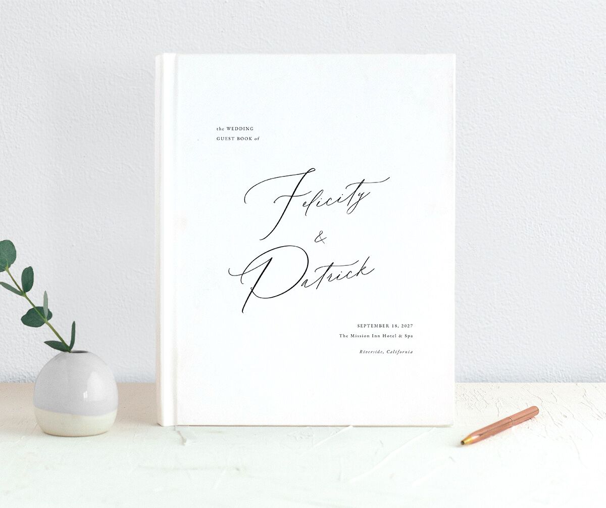Simply Devoted Guest Books Pure White