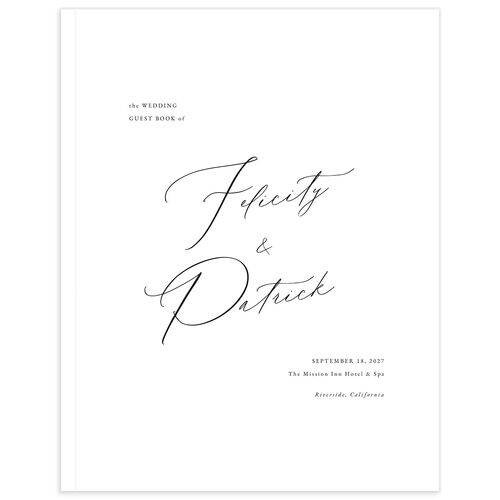 Simply Devoted Guest Books Pure White