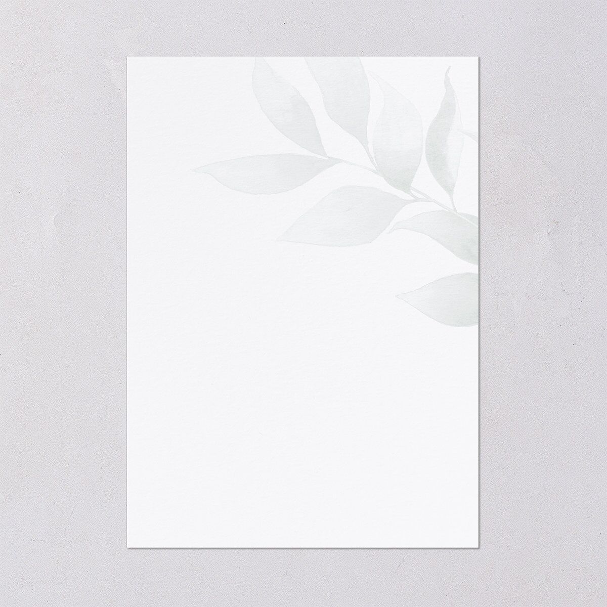Romantic Greenery Wedding Invitations Tide Pool Signature Blank No Standard