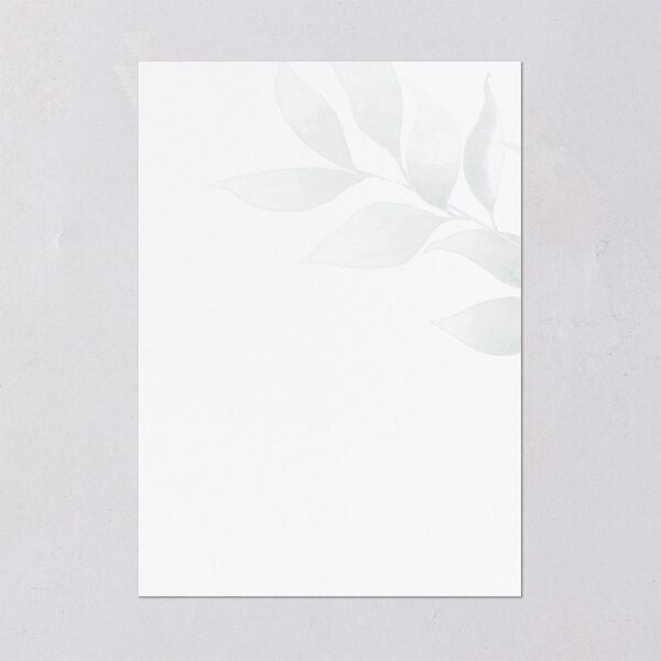 Romantic Greenery Wedding Invitations Tide Pool Signature Blank No Standard