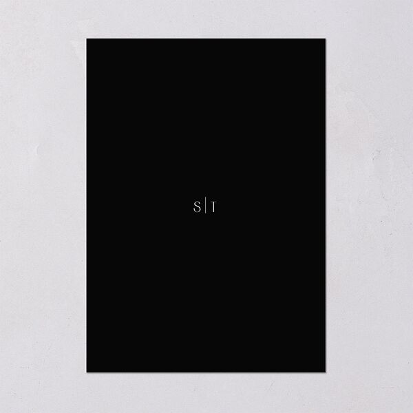 Gilded Nouveau Save the Date Cards Gold Licorice Signature smooth Blank No Standard