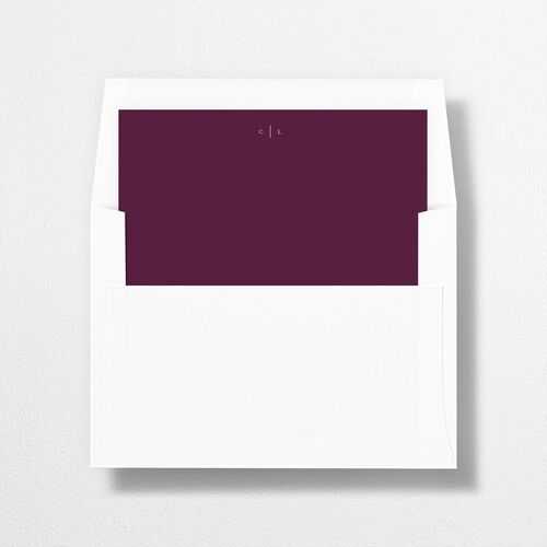 Sparkling Night Envelope Liners Standard Bordeaux