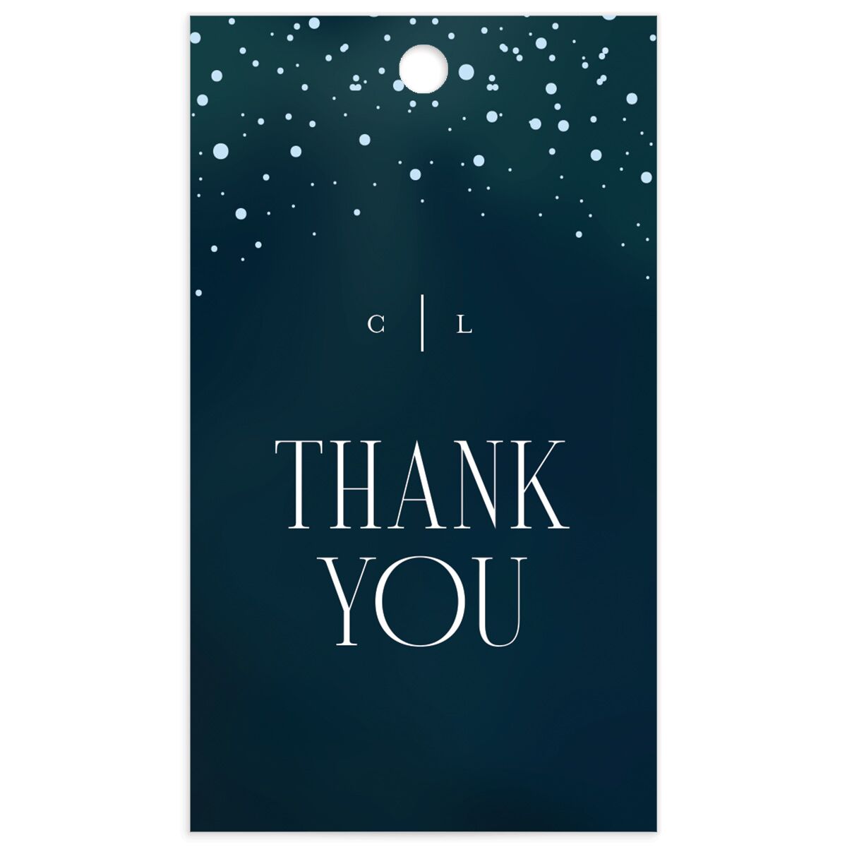 Sparkling Night Favor Gift Tags
