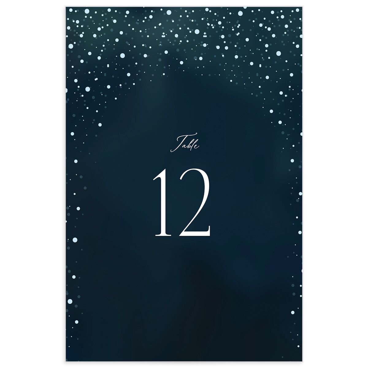 Sparkling Night Table Numbers