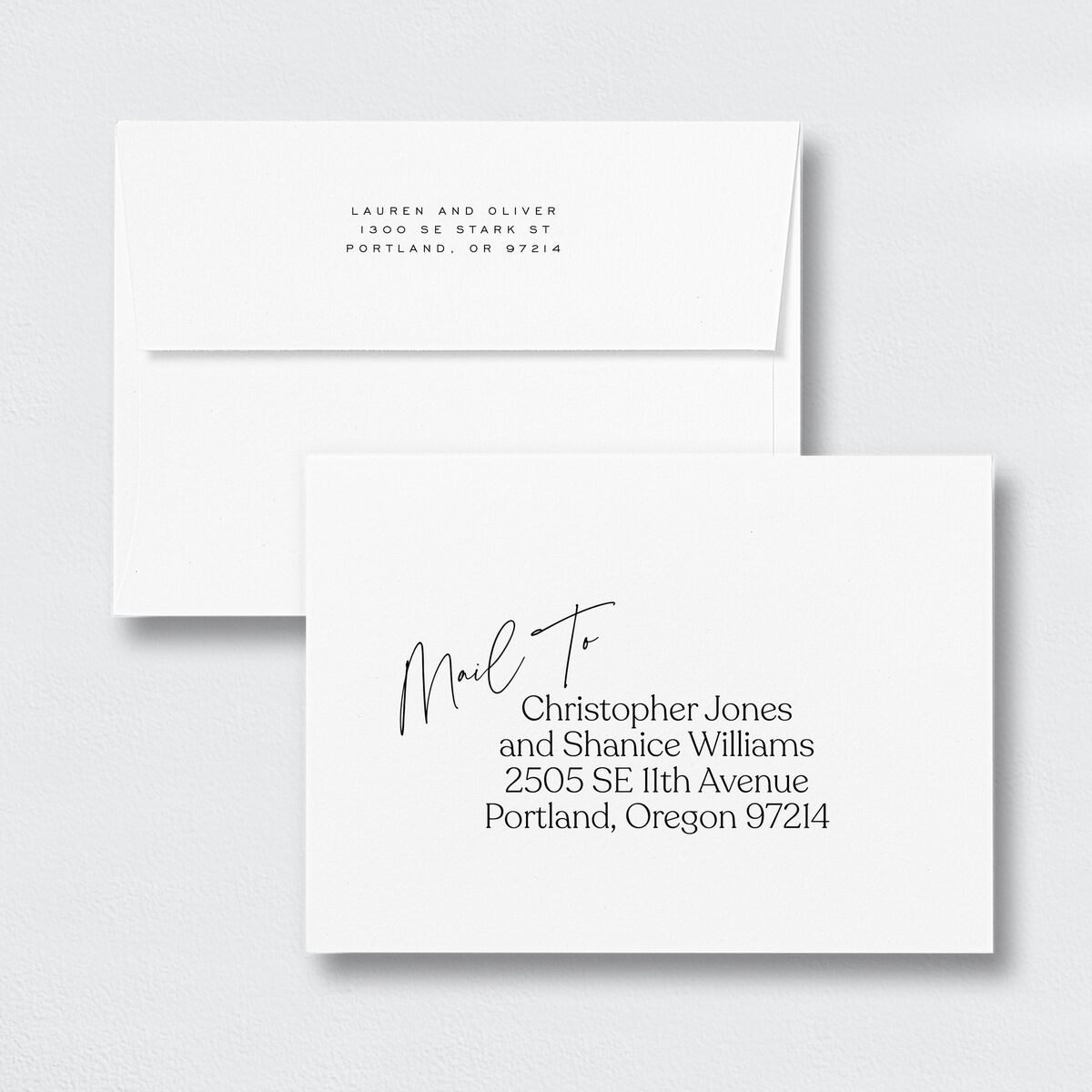 Get Ready Save the Date Magnet Envelopes White Standard Pure White Both Recipient and Return Addresses