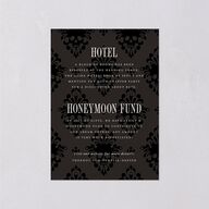 Til Death Gothic Photo Wedding Enclosure Cards Sand Signature Standard