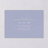 Wildflower Landscape Save the Date Cards Stream Signature smooth Blank No Standard