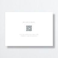 Triptych Date Save the Date Cards Pure White Signature smooth No Standard