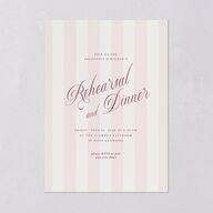 Vintage Love Doves Rehearsal Dinner Invitations Shell Pink Signature Blank Standard