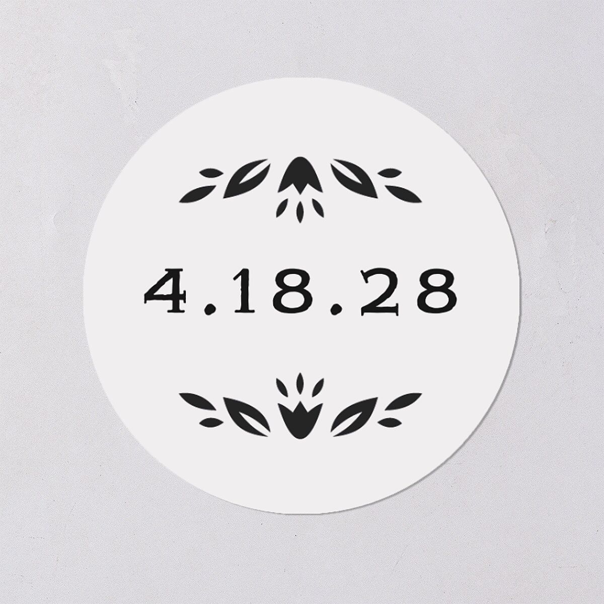 Papel Picado De Mexico Wedding Stickers Navy Circle