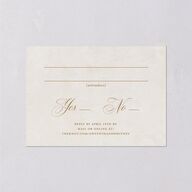 Fairytale Garden Wedding Response Cards Sage Signature Standard
