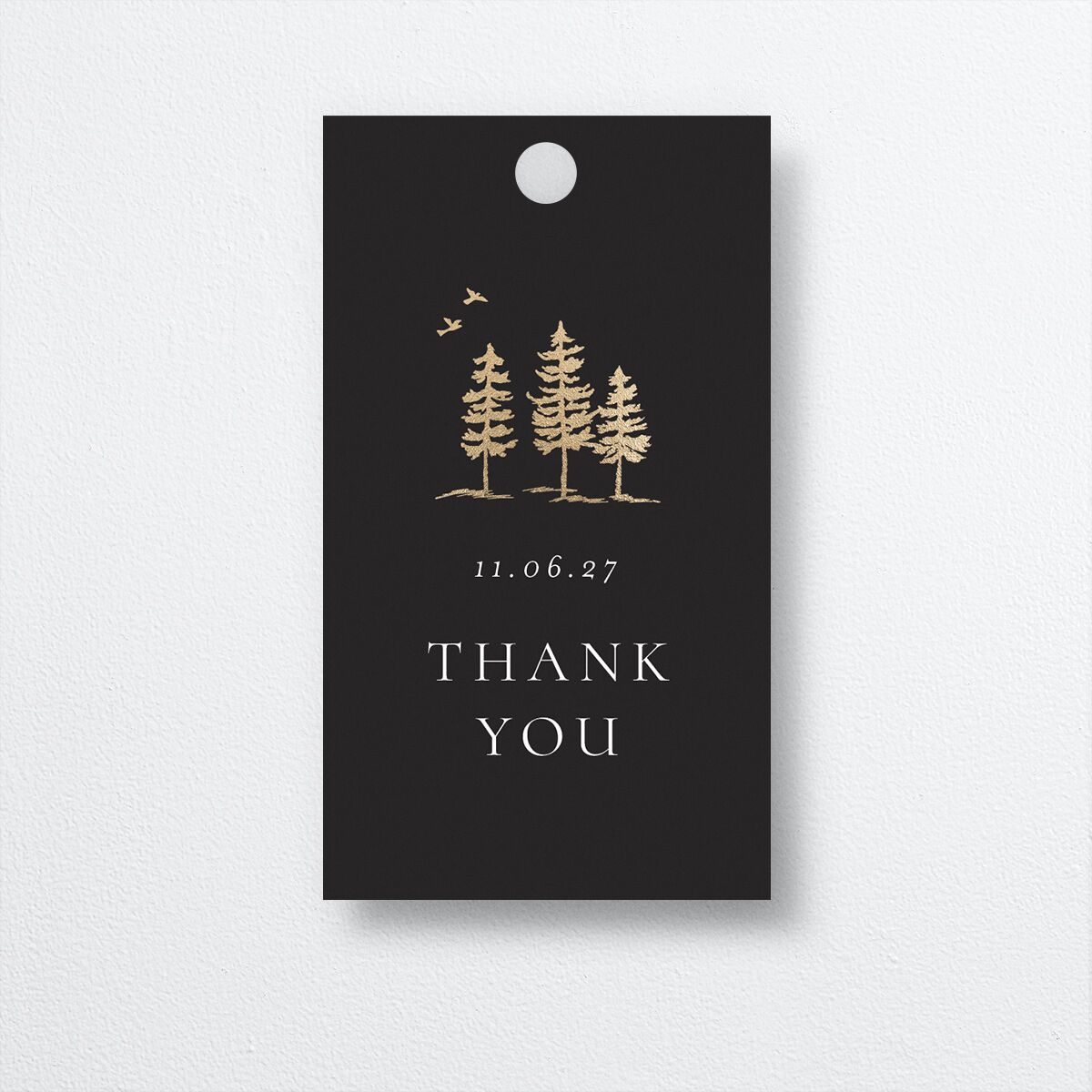 Aspen Favor Gift Tags front