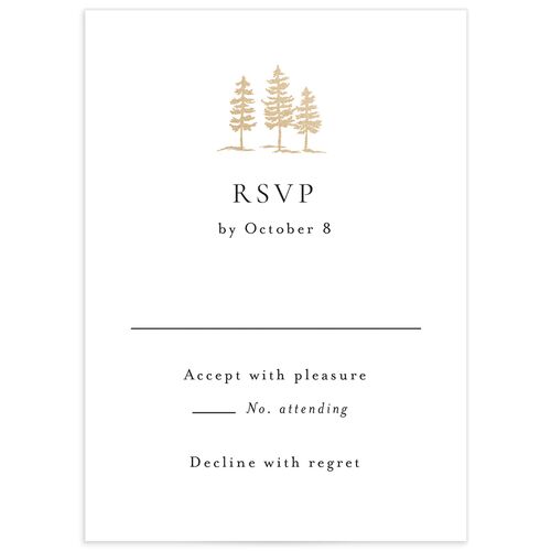 Aspen Wedding Response Cards
