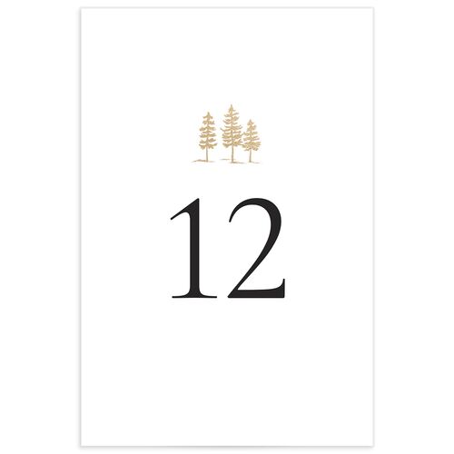 Aspen Table Numbers