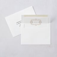Papel Picado De Mexico Standard Envelope Liners Taupe Standard
