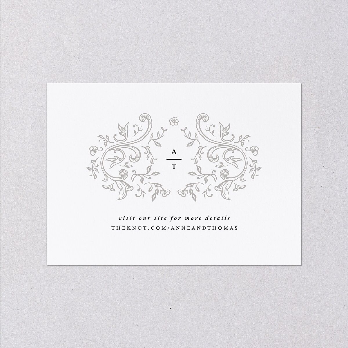 Luxury Victorian Gothic Lace Wedding Response Cards Gold Pure White Signature Standard