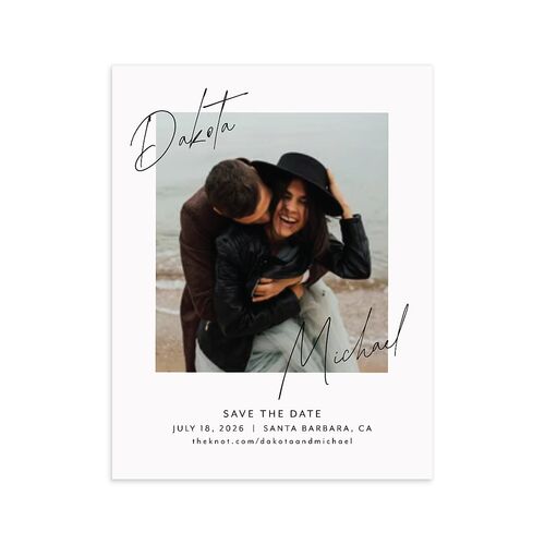 Signatures Save the Date Petite Cards Off-White Signature smooth Blank No