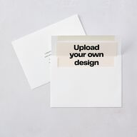 Upload Your Own Design Portrait Photo Bridal Shower Invitations Pure White Signature Blank Standard