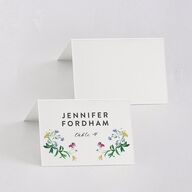 Enchanted Wildflower Place Cards Sea Foam Signature