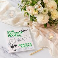 Hand Drawn Party Guest Books Jewel Green
