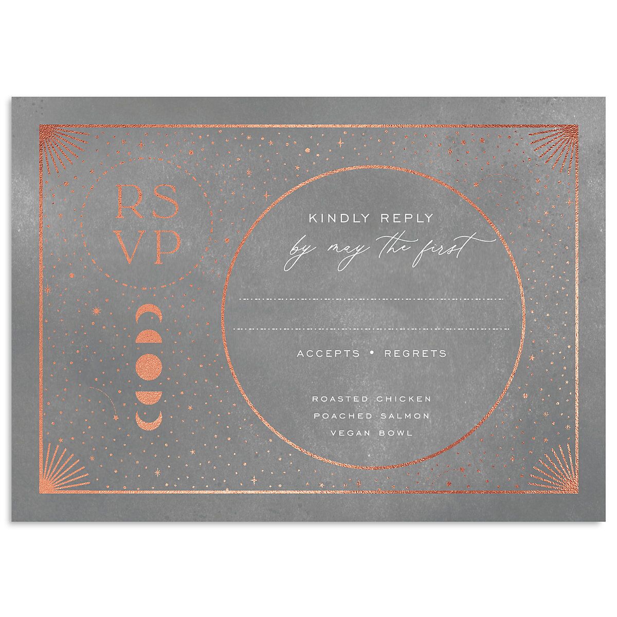 Written In The Stars Wedding Response Cards