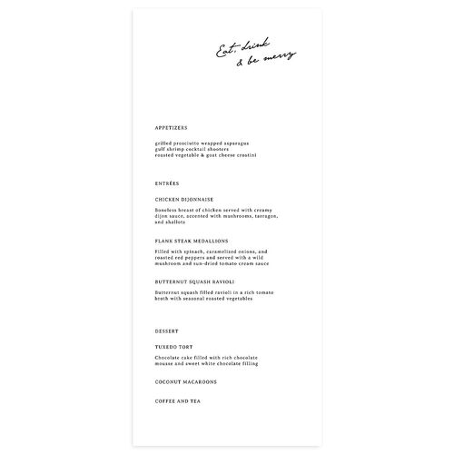 Vintage Film Photo Menus Licorice Signature