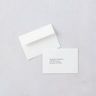 Handwritten Love Note Wedding Response Cards Ivory Signature Standard